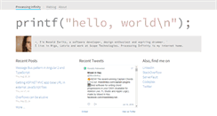 Desktop Screenshot of processinginfinity.com