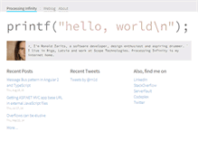 Tablet Screenshot of processinginfinity.com